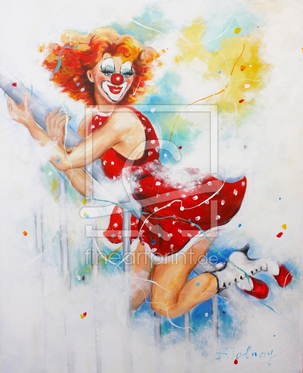 Bild-Nr.: 11113251 PinUp Clown Sally erstellt von Barbara  Tolnay