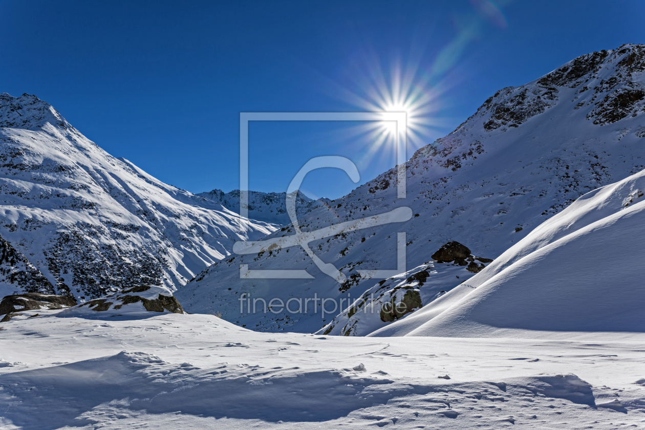 Bild-Nr.: 11115857 Flüeler Pass im Winter erstellt von wompus