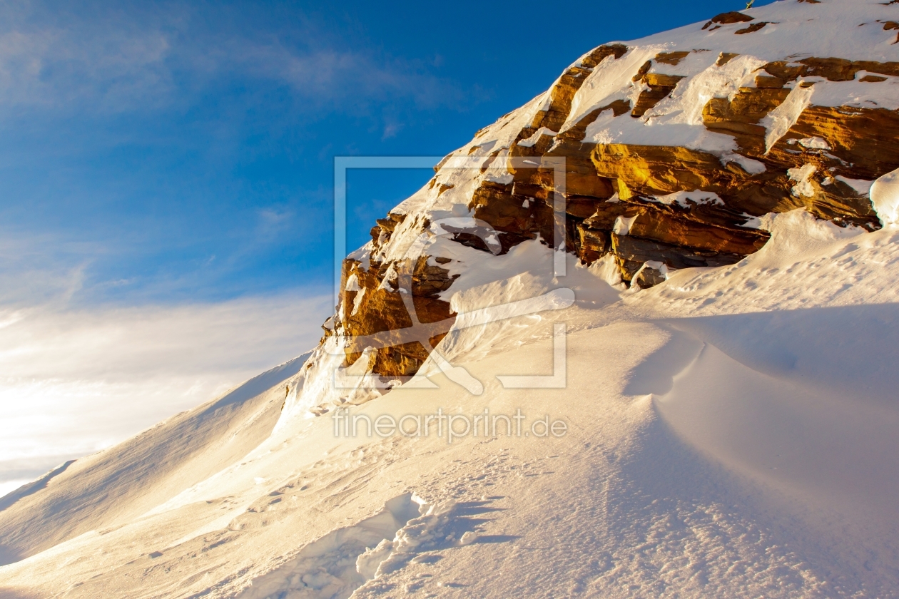 Bild-Nr.: 11118102 Felsen Schnee Blauer Himmel - Winter im Hochgebirge erstellt von wompus