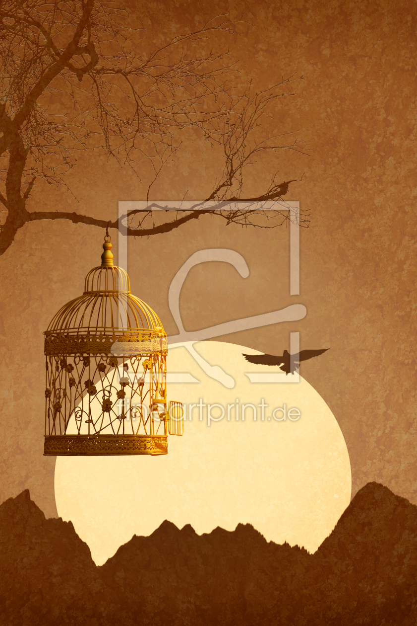 Bild-Nr.: 11130396 Freiheit aus dem goldenen Käfig erstellt von Mausopardia