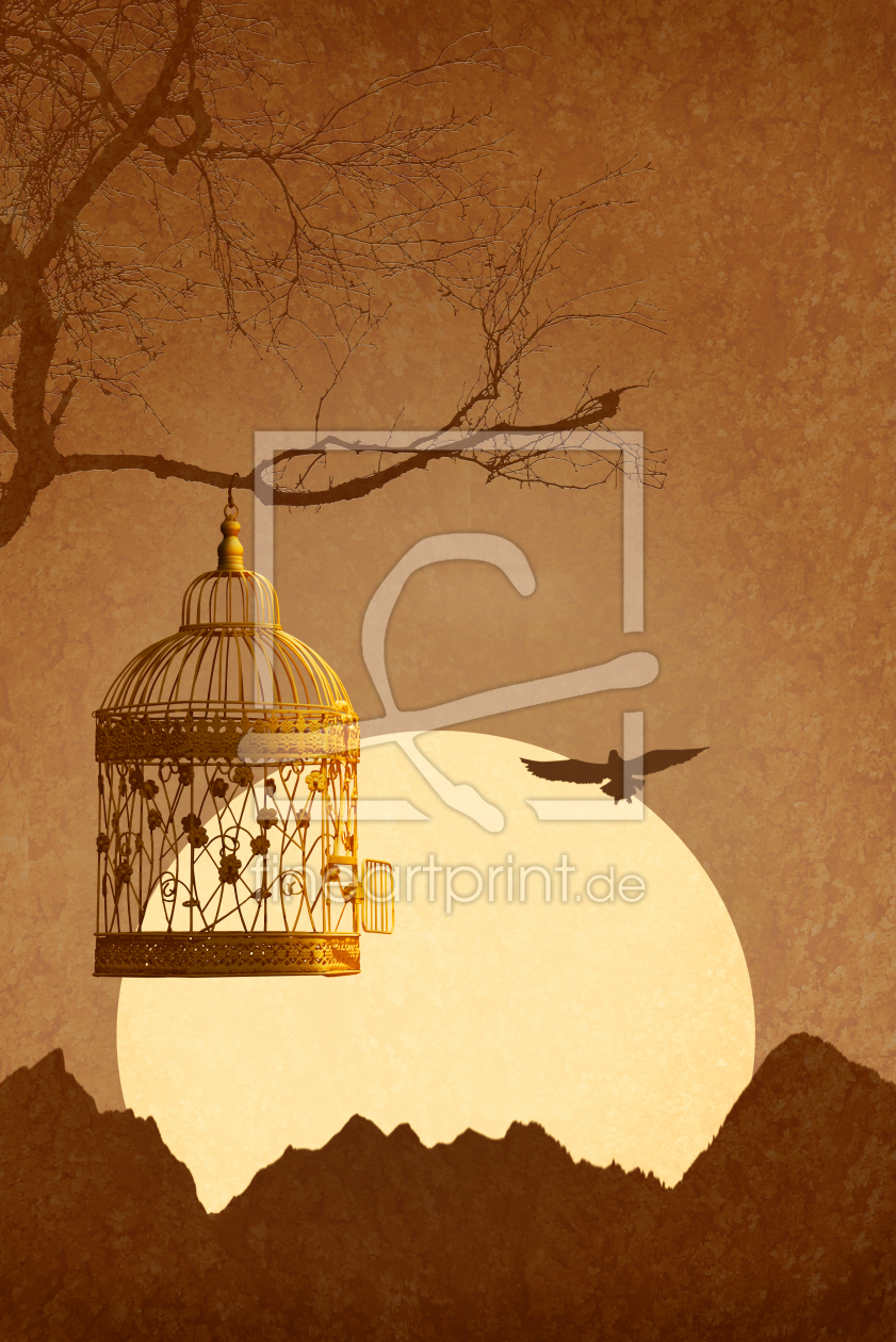 Bild-Nr.: 11130396 Freiheit aus dem goldenen Käfig Bild-Nr.: 11130396 Freiheit aus dem goldenen Käfig erstellt von Mausopardia