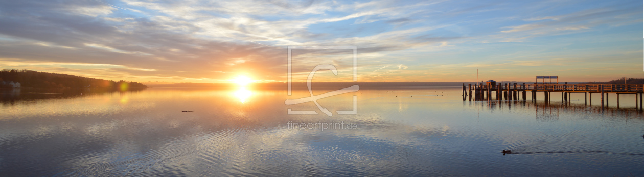 Bild-Nr.: 11132386 calm lake sunset erstellt von michaelr