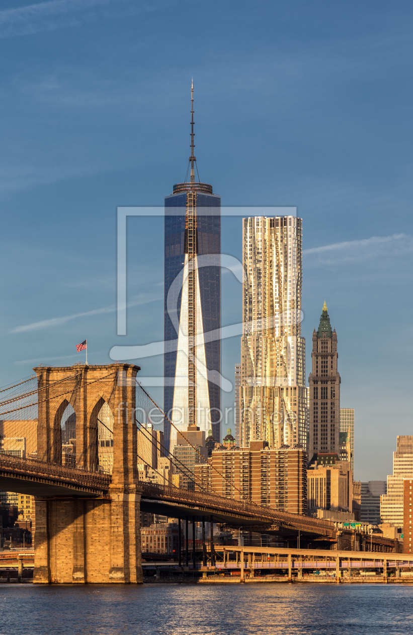 Bild-Nr.: 11133812 One World Trade Center and Brooklyn Bridge erstellt von TomKli