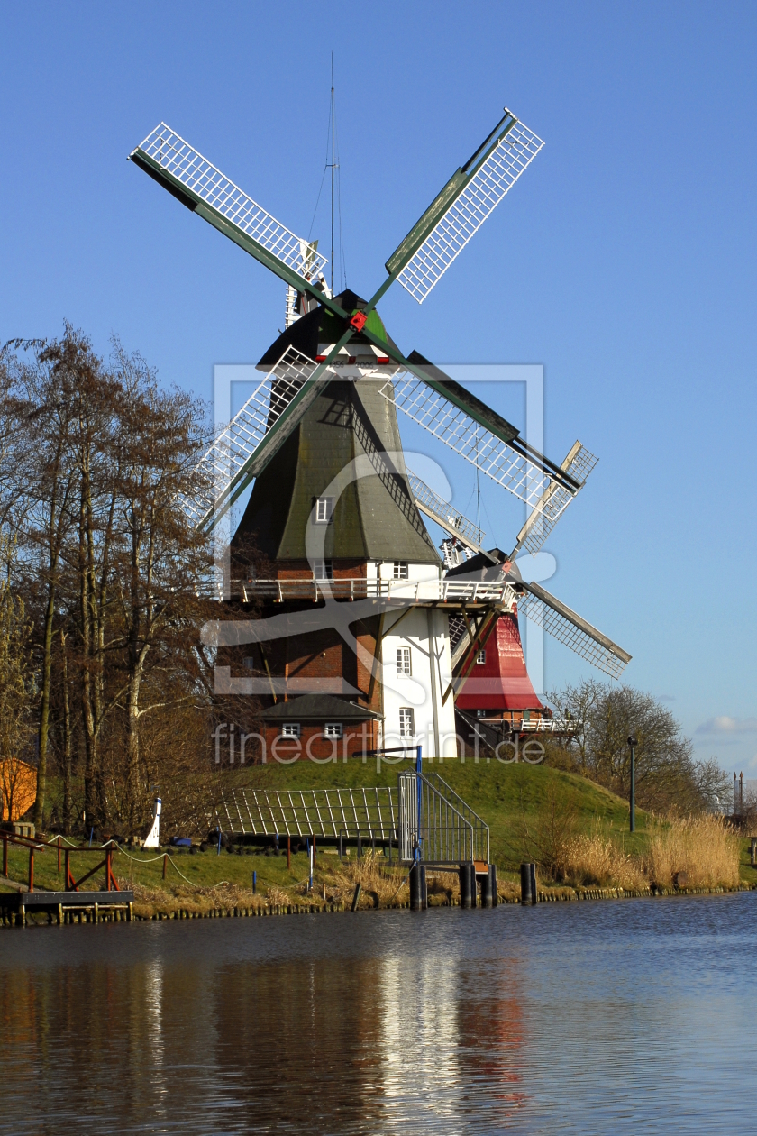 Bild-Nr.: 11144210 Die Zwillingsmühlen erstellt von Ostfriese