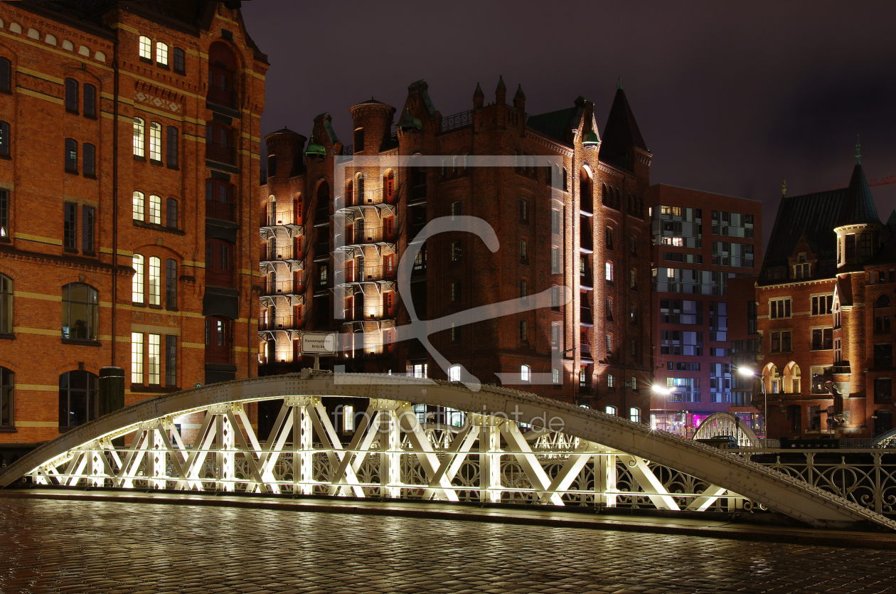 Bild-Nr.: 11144676 Brücke in Speicherstadt Hamburg erstellt von iwonag