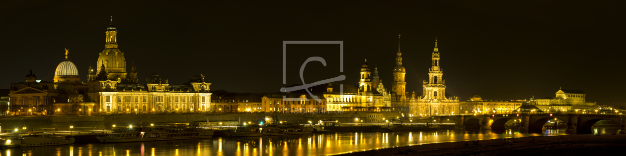 Bild-Nr.: 11152736 Dresdner Nachtpanorama erstellt von Ullrich Gnoth