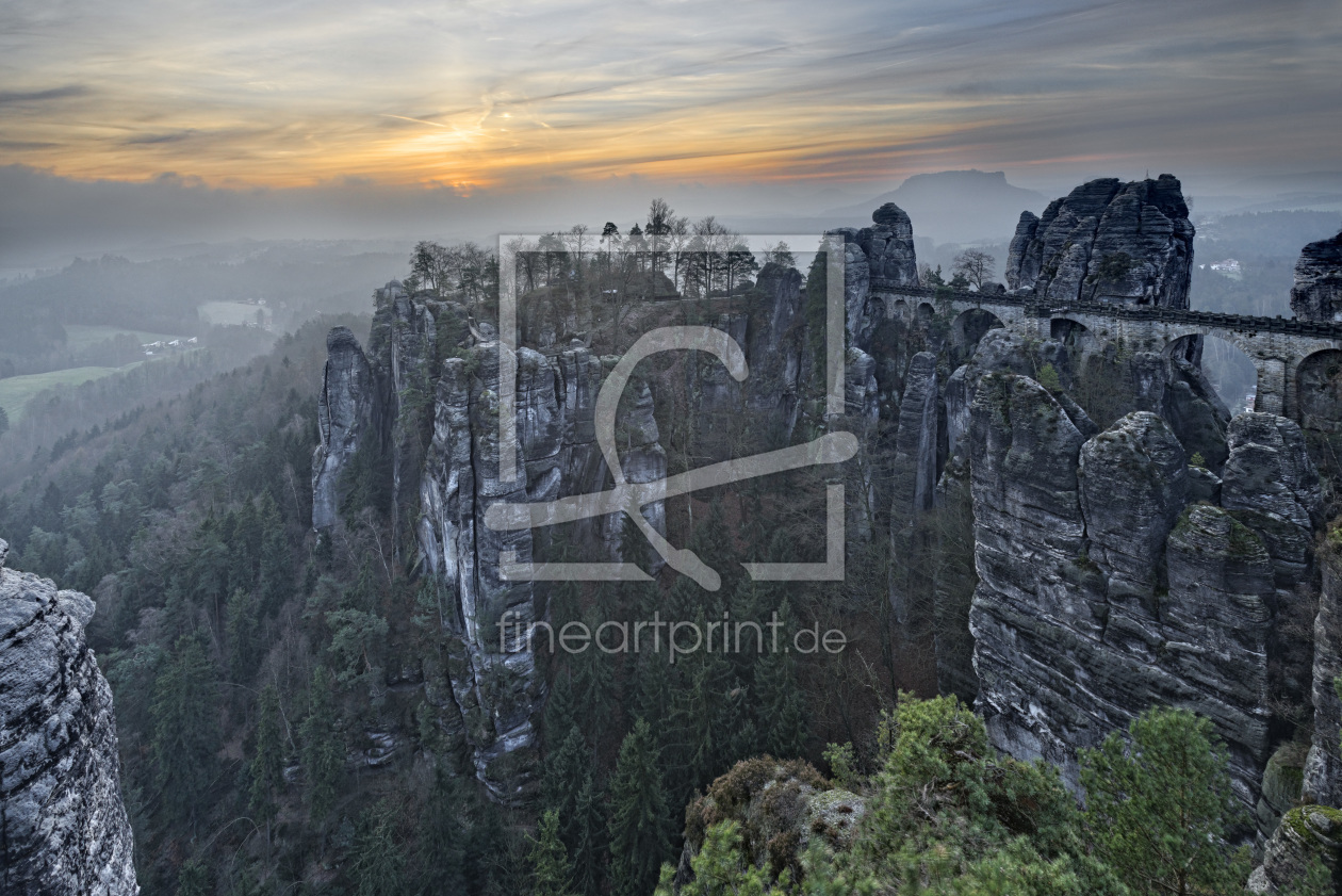 Bild-Nr.: 11154156 Bastei im Morgenlicht erstellt von Wohlrab