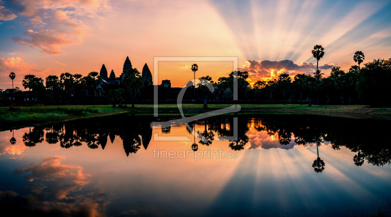 Bild-Nr.: 11164536 Kambodscha - Angkor Wat bei Sonnenaufgang erstellt von Jean Claude Castor