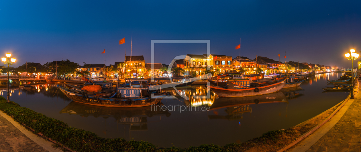 Bild-Nr.: 11165166 Vietnam - Hoi An Panorama Blaue Stunde erstellt von Jean Claude Castor