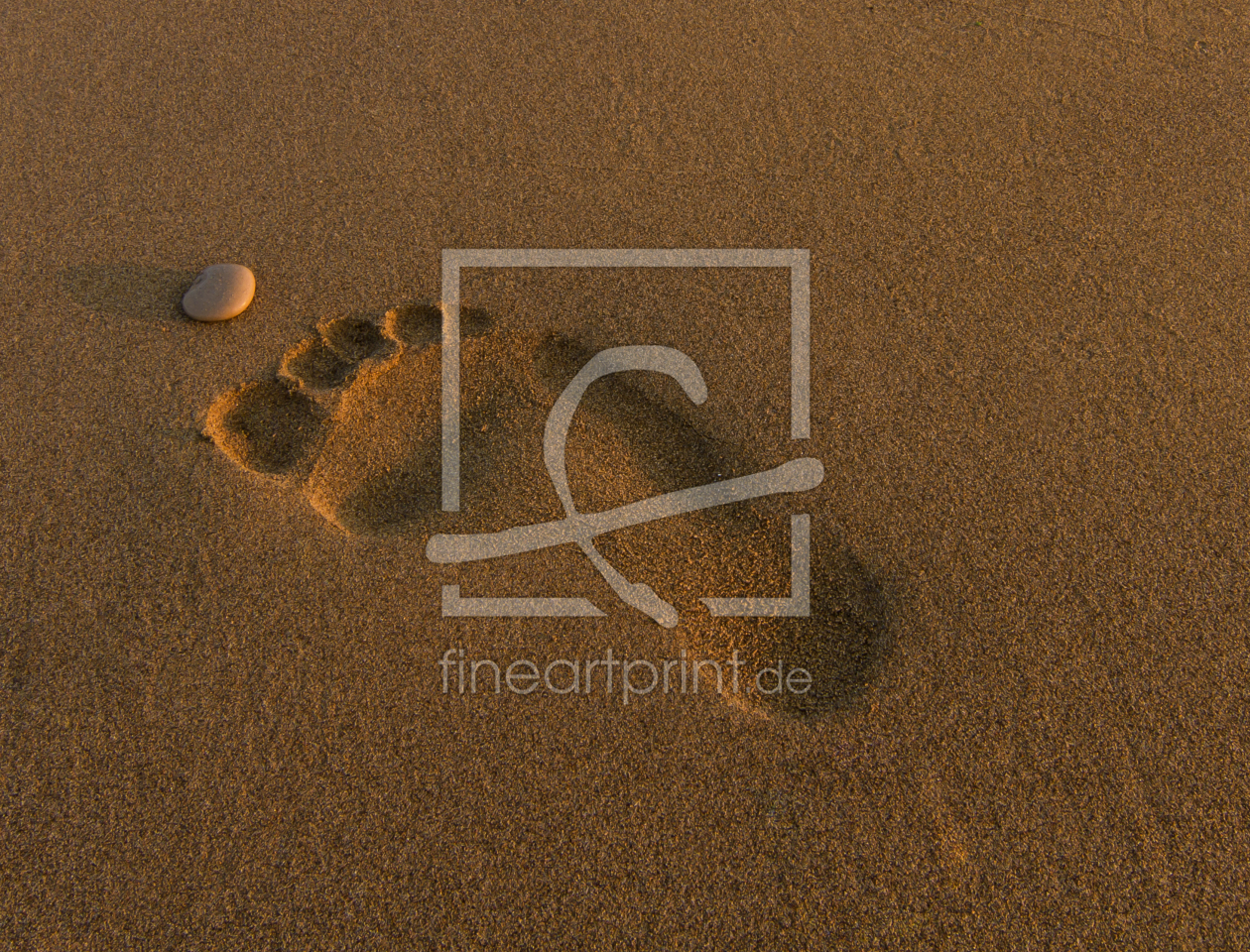 Bild-Nr.: 11165988 der Fußabdruck im Sand erstellt von Wenki