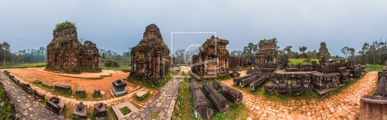 Bild-Nr.: 11166308 Vietnam - My Son Tempel Ruine 360° erstellt von Jean Claude Castor