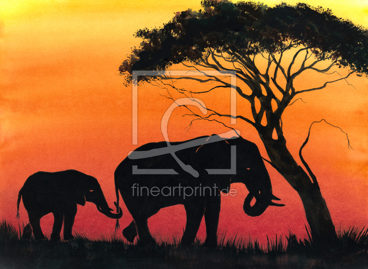 Bild-Nr.: 11168716 Elefantenpfad erstellt von JitkaKrause