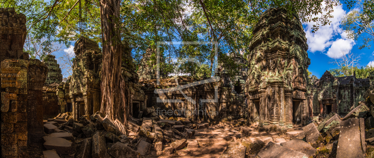 Bild-Nr.: 11175038 Kambodscha - Ta Prohm Tempel Panorama erstellt von Jean Claude Castor