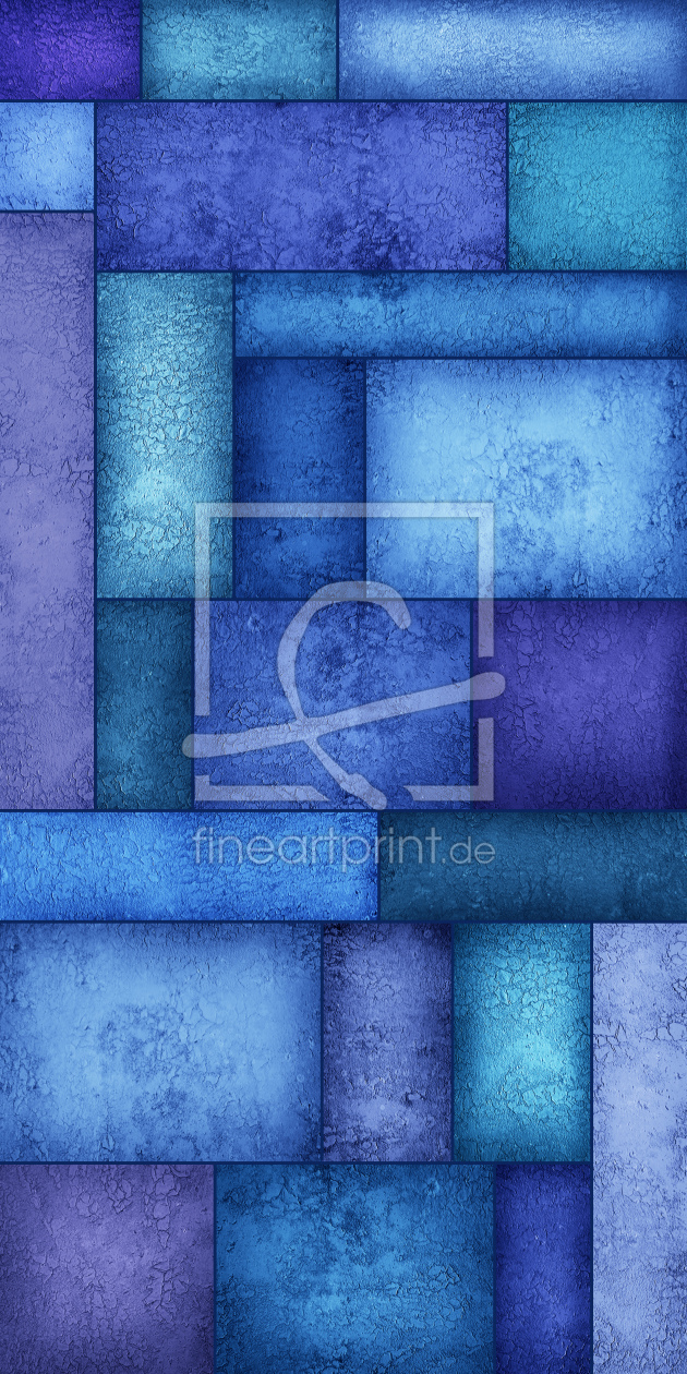 Bild-Nr.: 11175248 Patchwork in Blau erstellt von Mausopardia