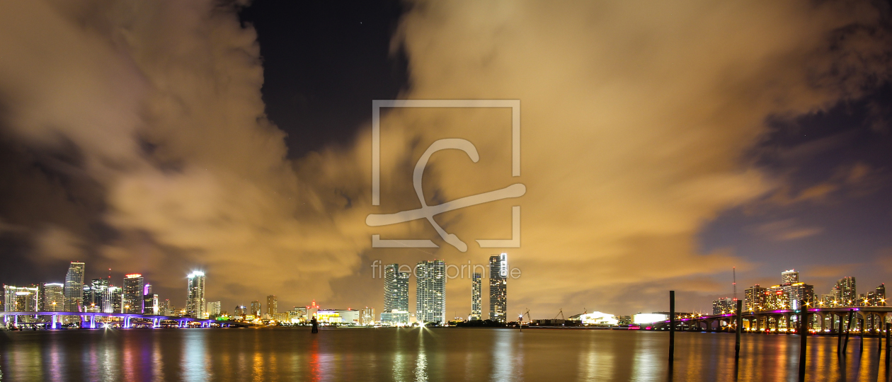 Bild-Nr.: 11183588 Miami Skyline erstellt von seenbyme