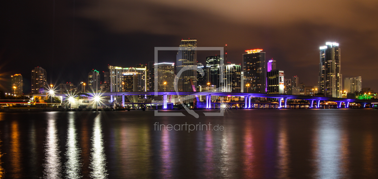 Bild-Nr.: 11183632 Miami Skyline II erstellt von seenbyme