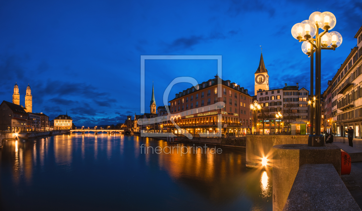 Bild-Nr.: 11186344 Schweiz - Zürich Stadthausquai Panorama erstellt von Jean Claude Castor