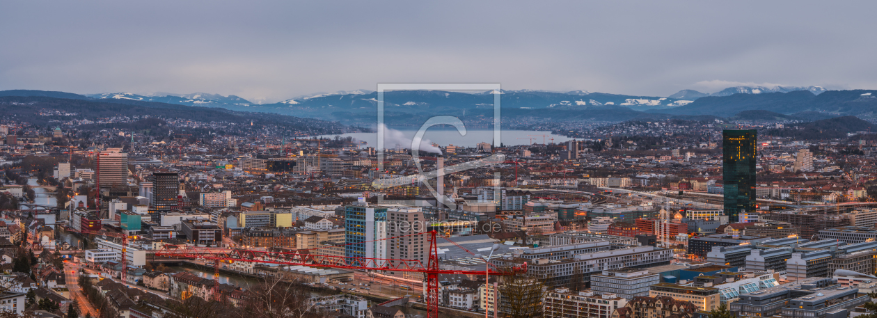 Bild-Nr.: 11188850 Schweiz - Zürich Skyline Panorama erstellt von Jean Claude Castor