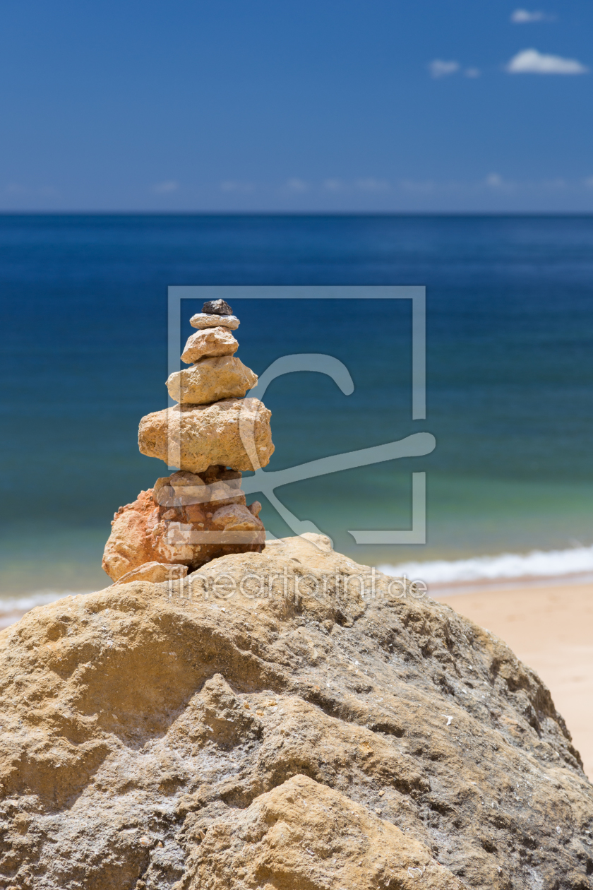 Bild-Nr.: 11197058 Steinturm am Strand der Algarve erstellt von TomKli