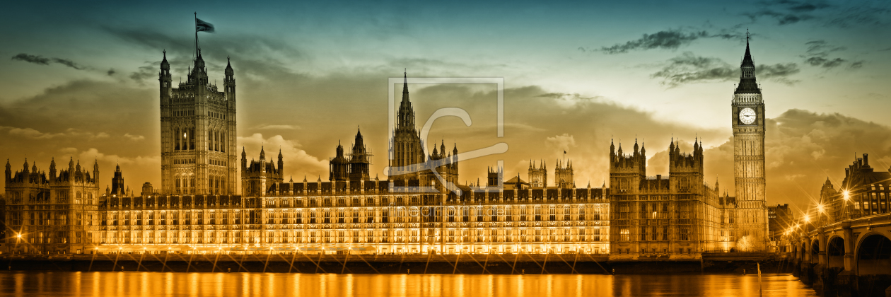 Bild-Nr.: 11206010 Color Study LONDON Houses of Parliament erstellt von Melanie Viola