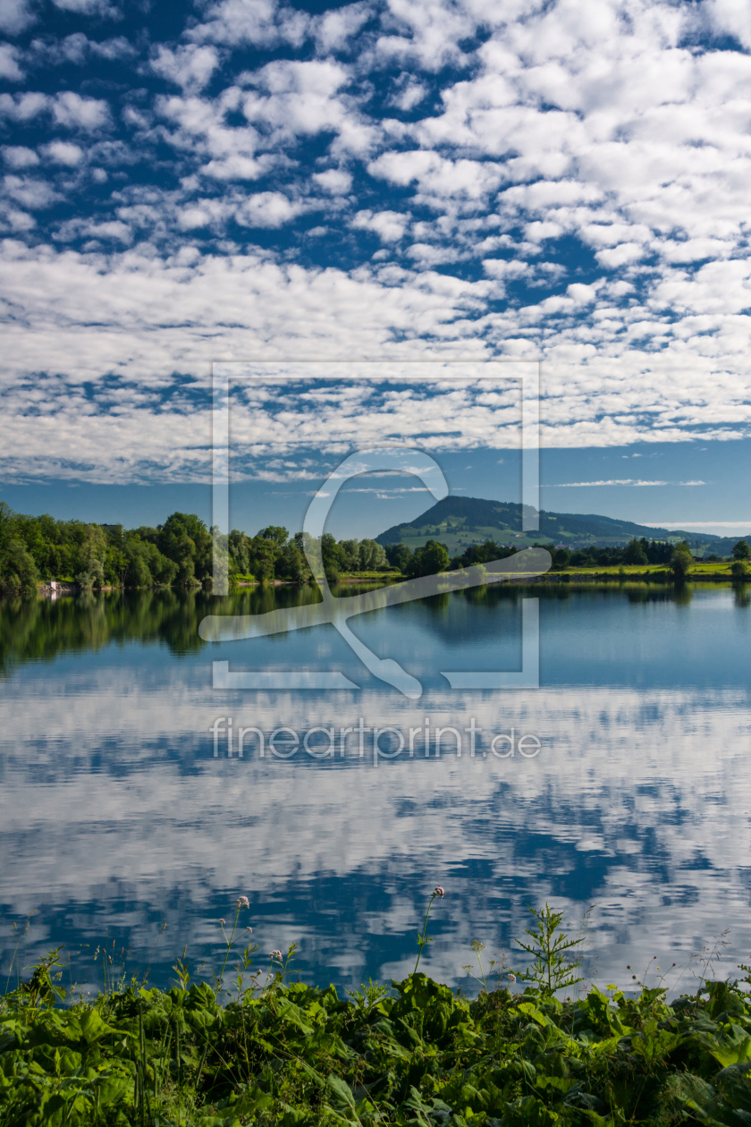 Bild-Nr.: 11207656 Schäfchenwolken über dem See erstellt von TomKli