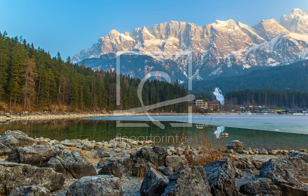 Bild-Nr.: 11208570 Eibsee und Zugspitze im Winter erstellt von wompus