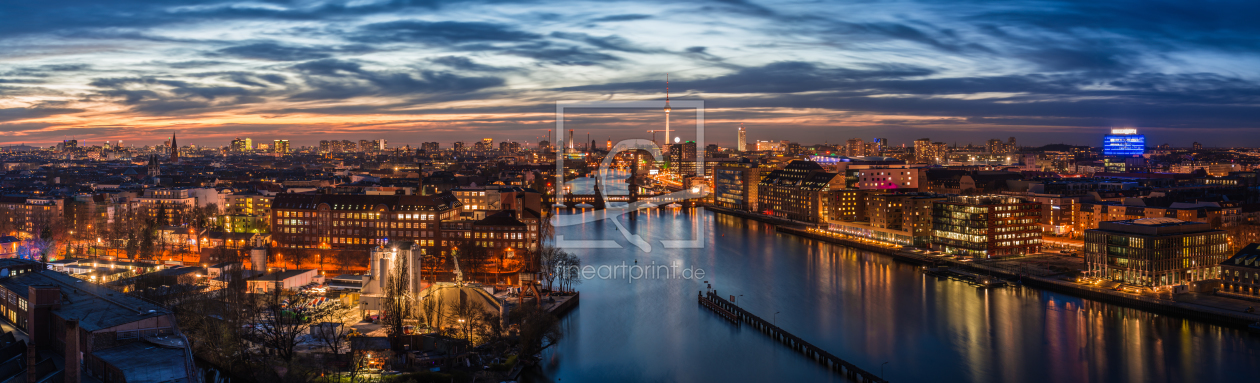 Bild-Nr.: 11210010 Berlin - Skyline Mediaspree erstellt von Jean Claude Castor