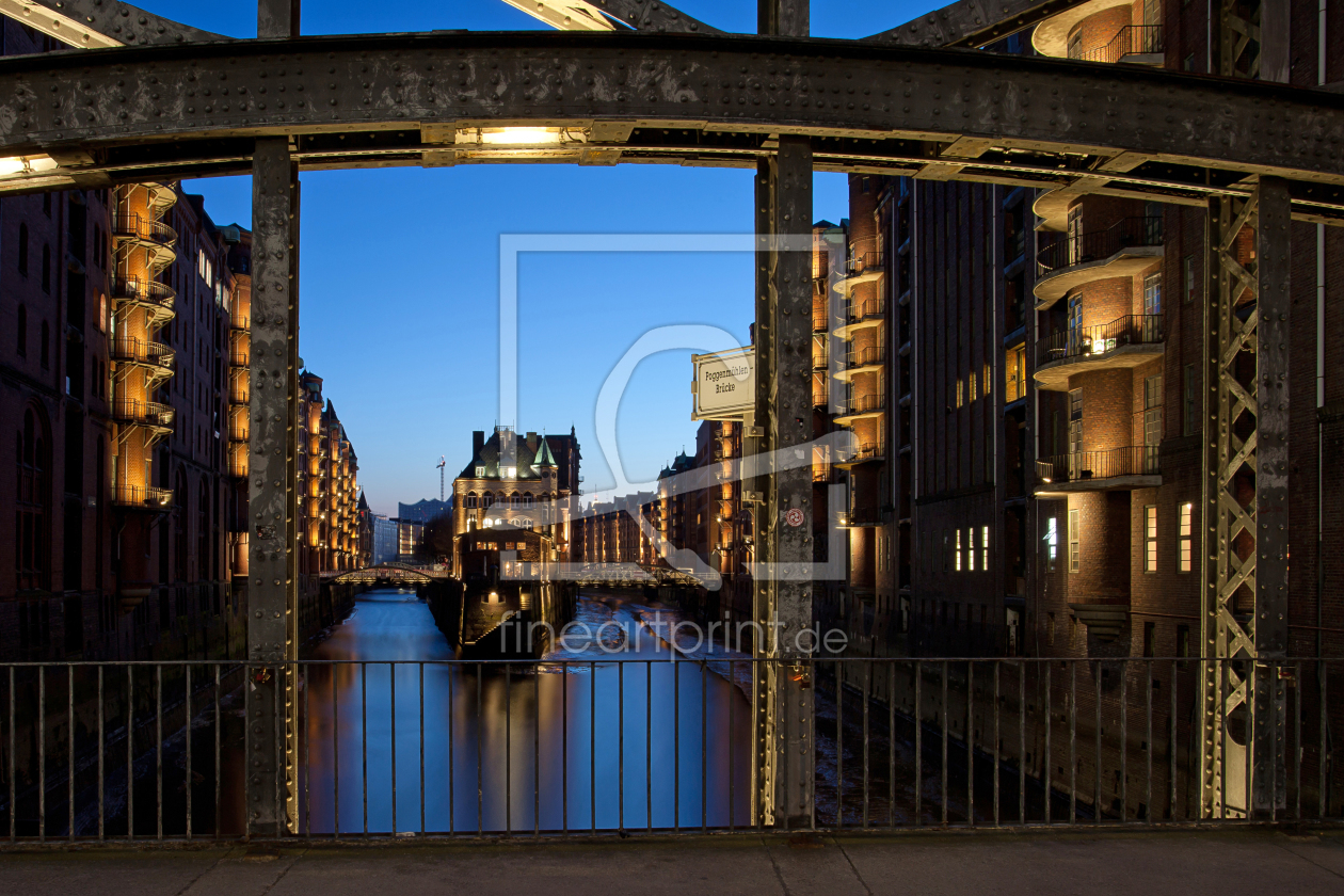 Bild-Nr.: 11218434 Speicherstadt Hamburg, Wasserschloss erstellt von KaDeKb