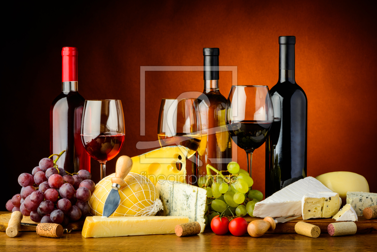Bild-Nr.: 11231870 Wein, Käse und Weintrauben erstellt von Christian Draghici