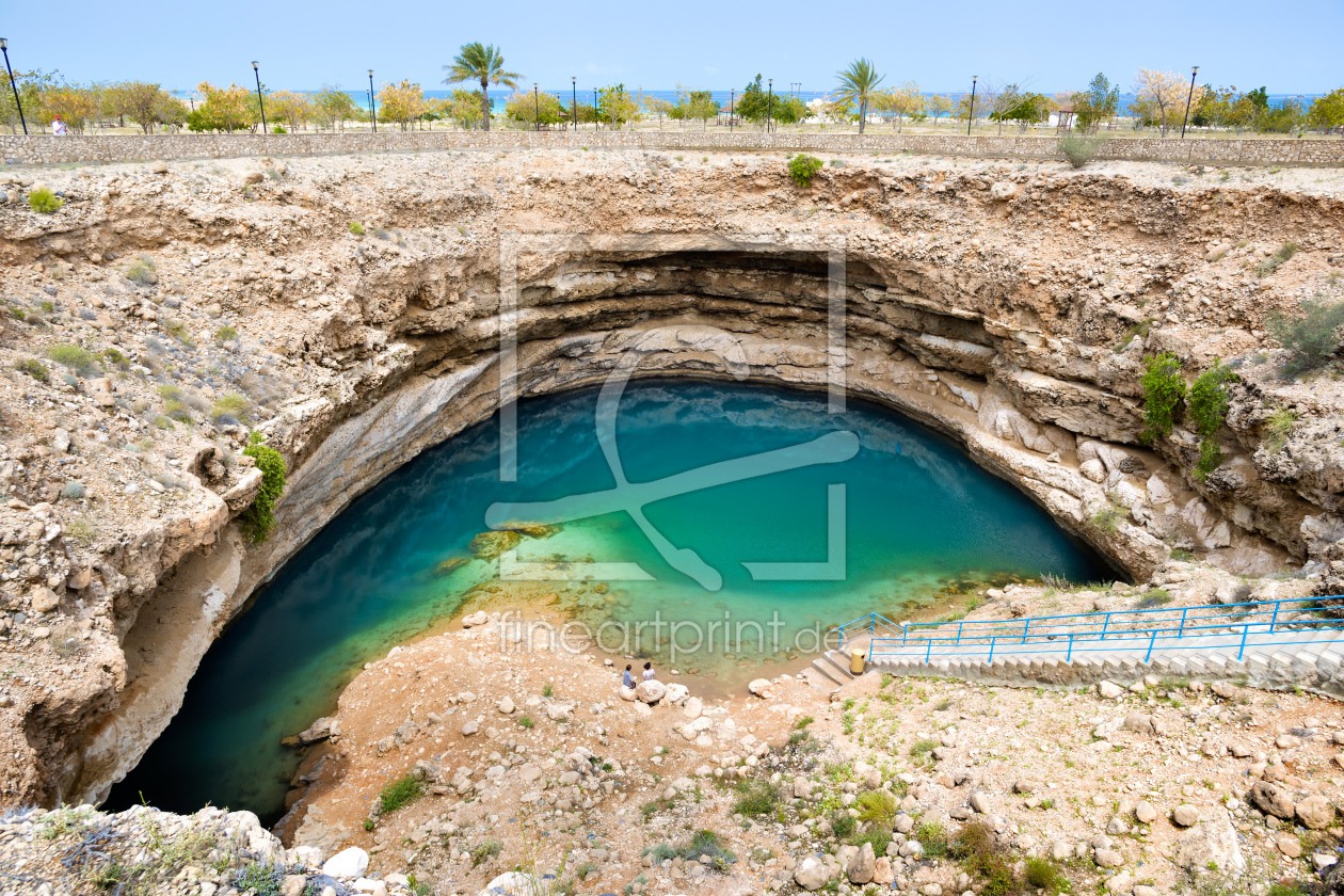 Bild-Nr.: 11231960 Sinkhole Bimmah Oman erstellt von Wolfgang Zwanzger