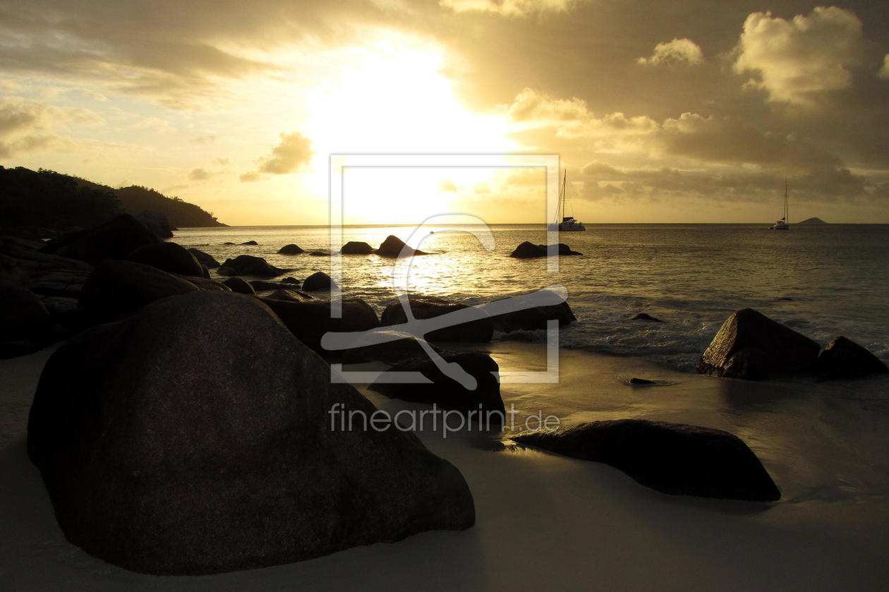 Bild-Nr.: 11236754 Sonnenuntergang Anse Lazio Seychellen erstellt von Christian Niestrath