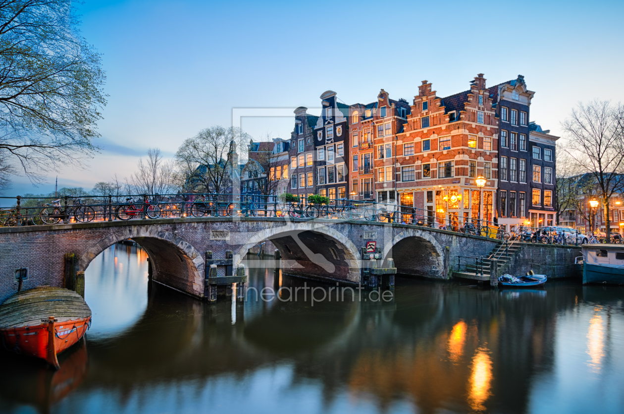 Bild-Nr.: 11239950 Sonnenuntergang in Amsterdam erstellt von Mapics