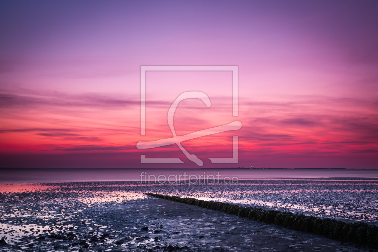 Bild-Nr.: 11240876 Sonnenuntergang am Strand von Utersum auf Föhr erstellt von Konstantin-Articus