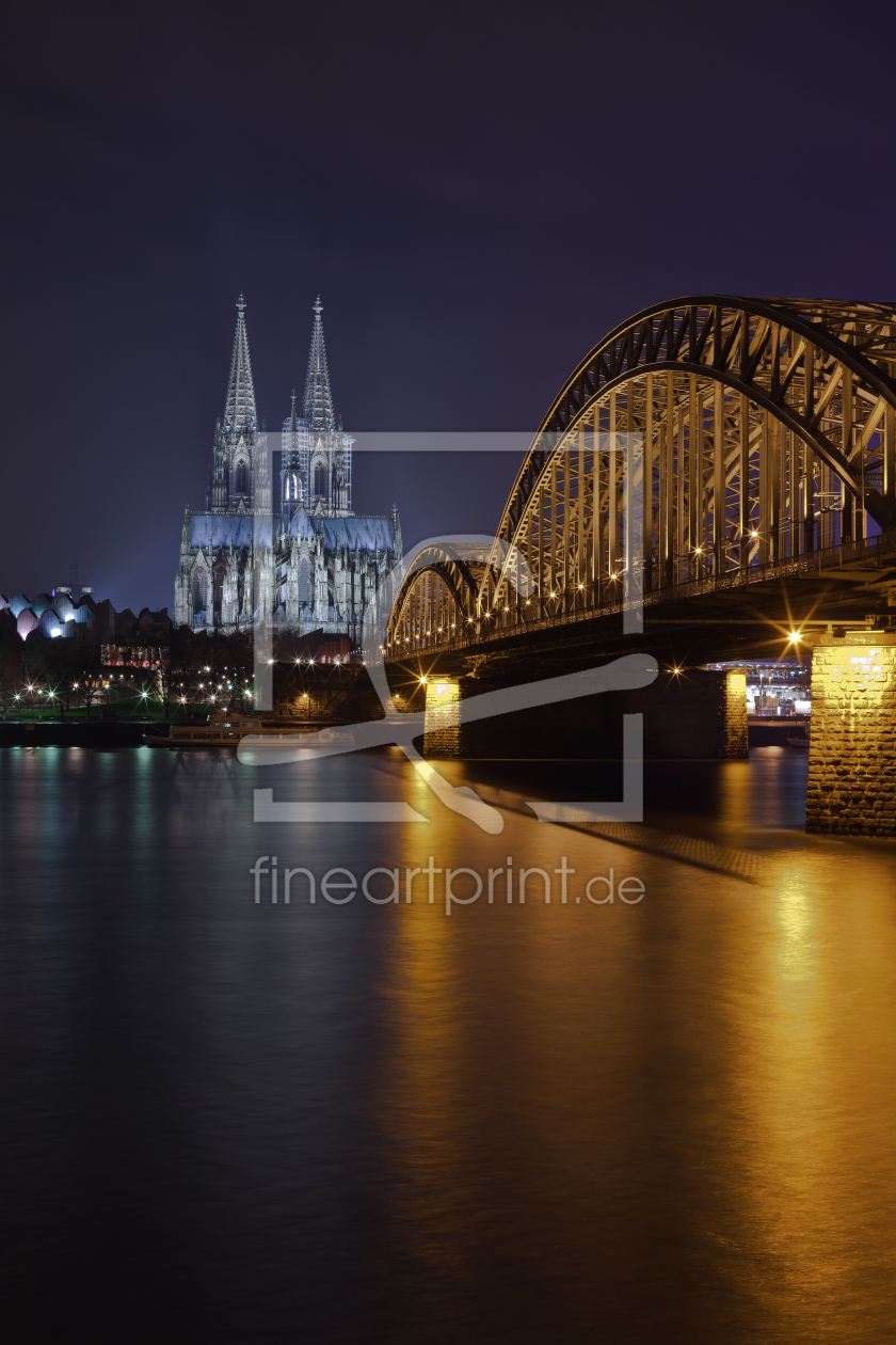 Bild-Nr.: 11262170 Köln bei Nacht erstellt von HeschFoto