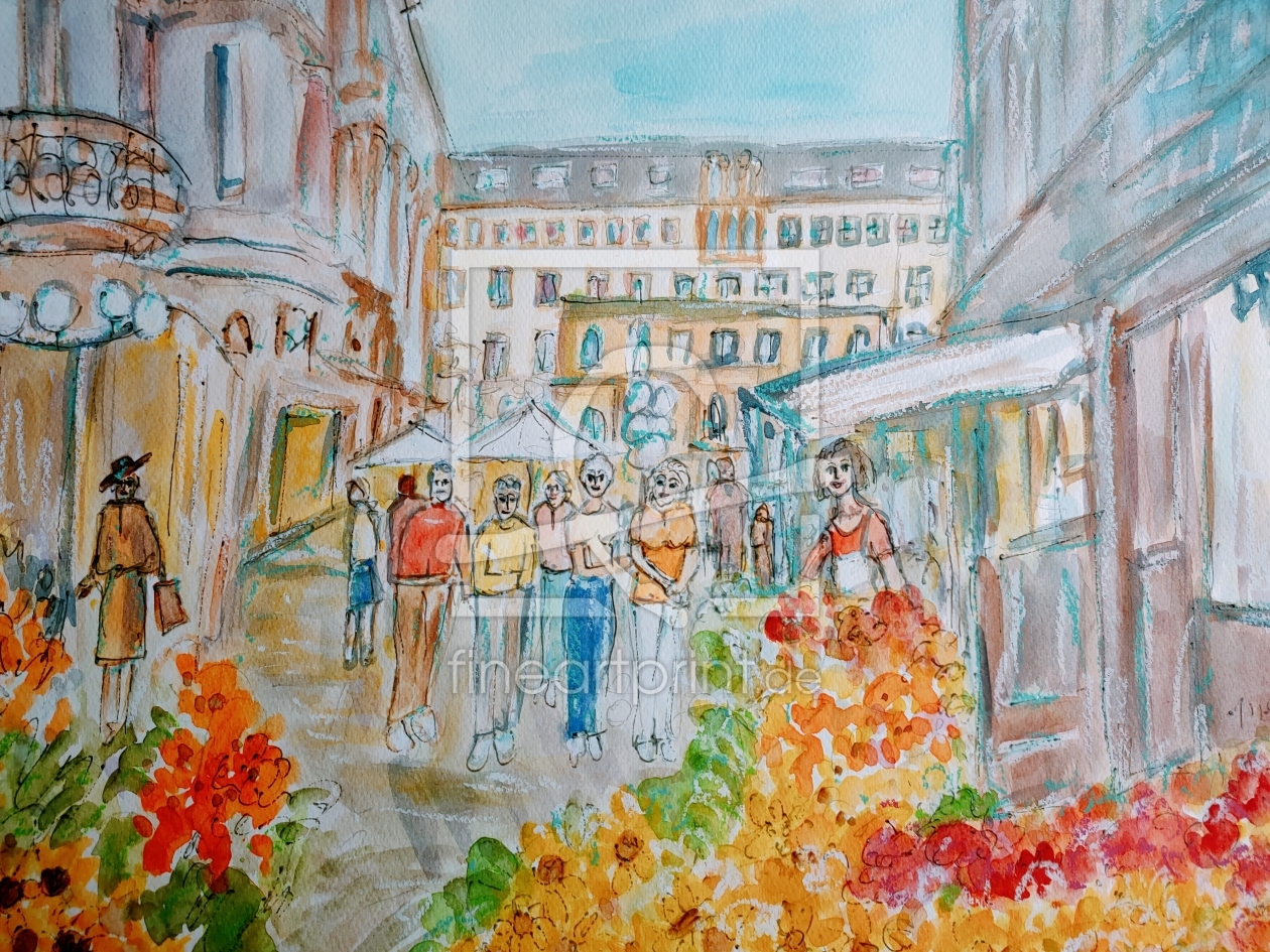Bild-Nr.: 11274120 Wiesbaden Blumenmarkt erstellt von Ingrid Becker