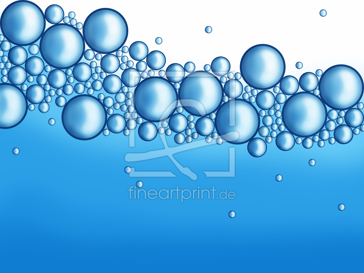 Bild-Nr.: 11277276 Blubberblasen und Wasser Grafik  erstellt von Mausopardia