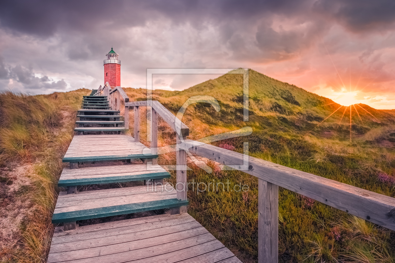 Bild-Nr.: 11280278 Dämmerung am Leuchtturm Rotes Kliff Kampen Sylt erstellt von diwiesign