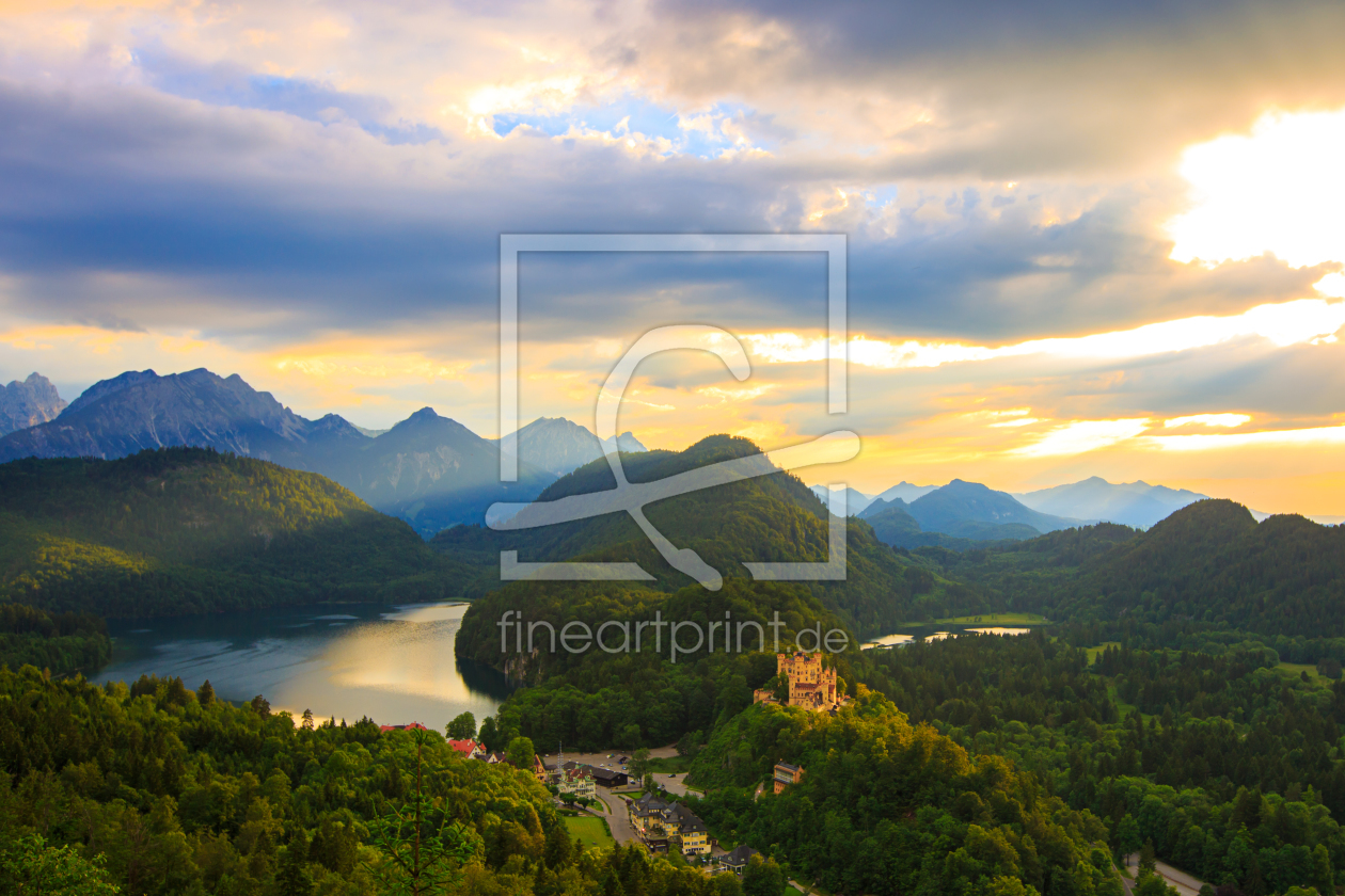 Bild-Nr.: 11283654 Sonnenuntergang Hohenschwangau erstellt von d-wigger