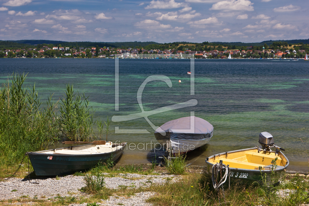 Bild-Nr.: 11291876 Boote am Bodensee auf der Insel Reichenau  erstellt von Anja Schäfer