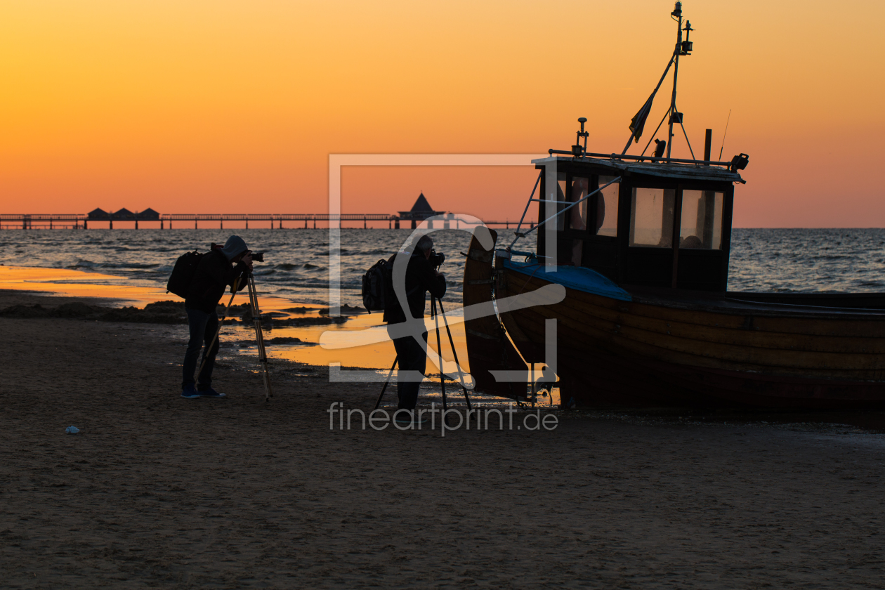 Bild-Nr.: 11293682 Fischkutter Ahlbeck im Sonnenuntergang 3 erstellt von Schildchen