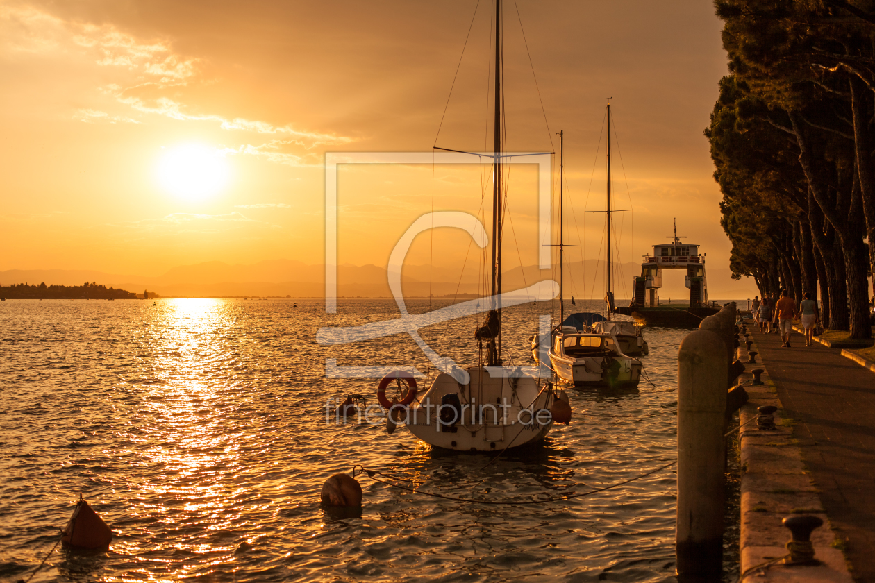 Bild-Nr.: 11298936 Sonnenuntergang am Gardasee erstellt von janschuler