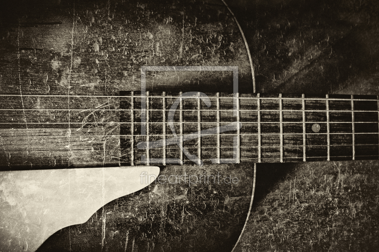 Bild-Nr.: 11308358 old guitar erstellt von Lars Tuchel