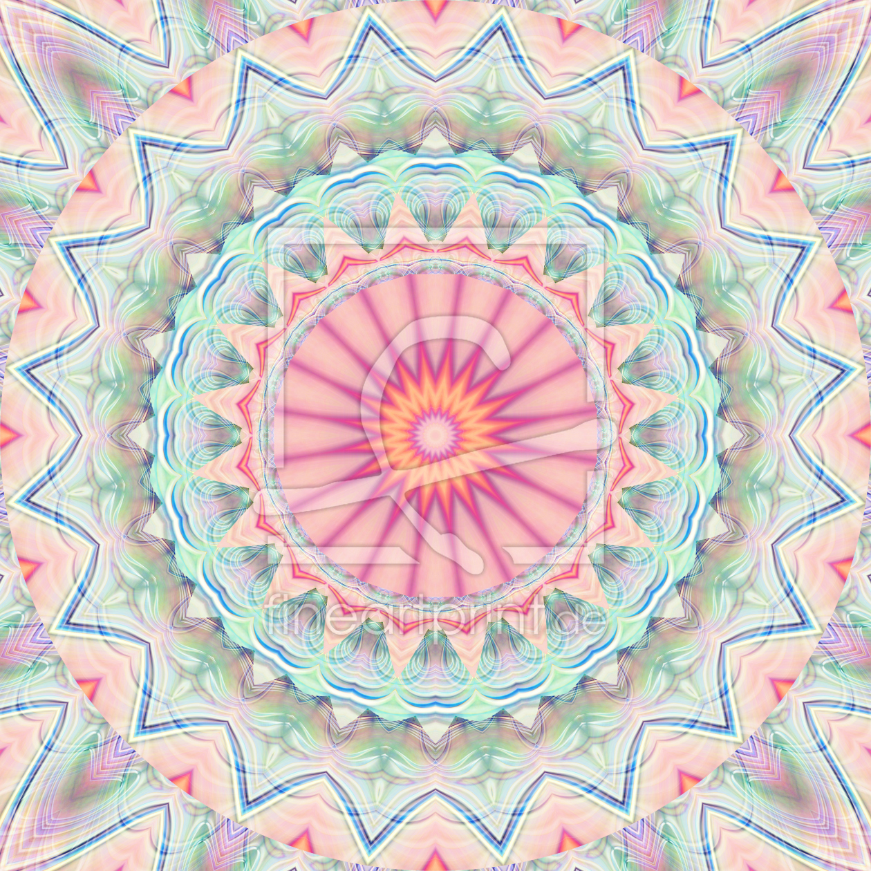 Bild-Nr.: 11321098 Mandala pastell Nr. 5 erstellt von Christine Bässler