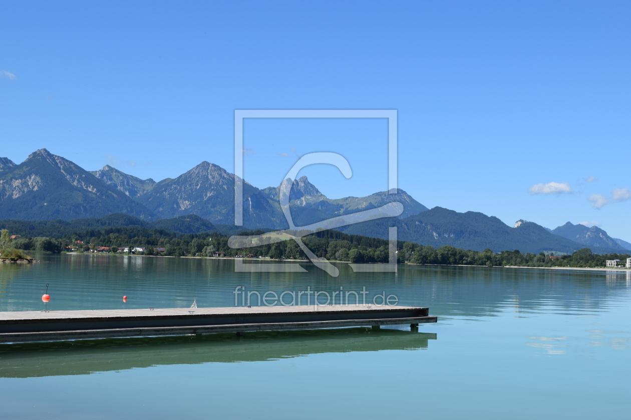 Bild-Nr.: 11324576 Bergpanorama am Forggensee erstellt von Karin Sigwarth