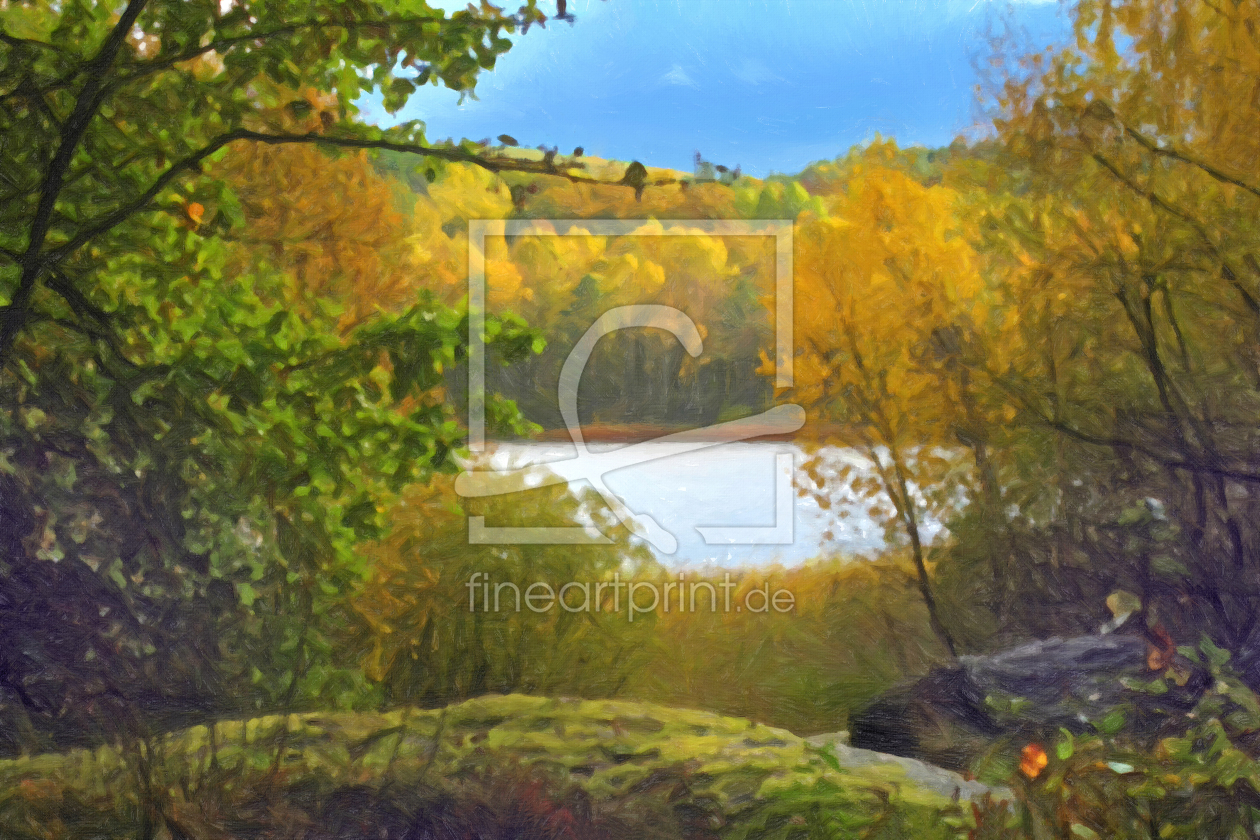 Bild-Nr.: 11326983 Herbst am See erstellt von ArtworkBahnhof