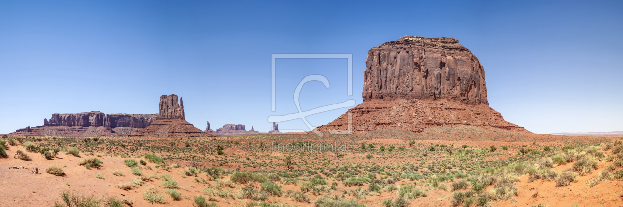 Bild-Nr.: 11330817 MONUMENT VALLEY Sentinel Mesa & West Mitten Butte & Merrick Butte erstellt von Melanie Viola