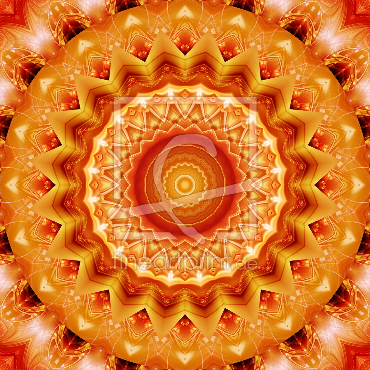 Bild-Nr.: 11334057 Mandala goldenes Licht erstellt von Christine Bässler