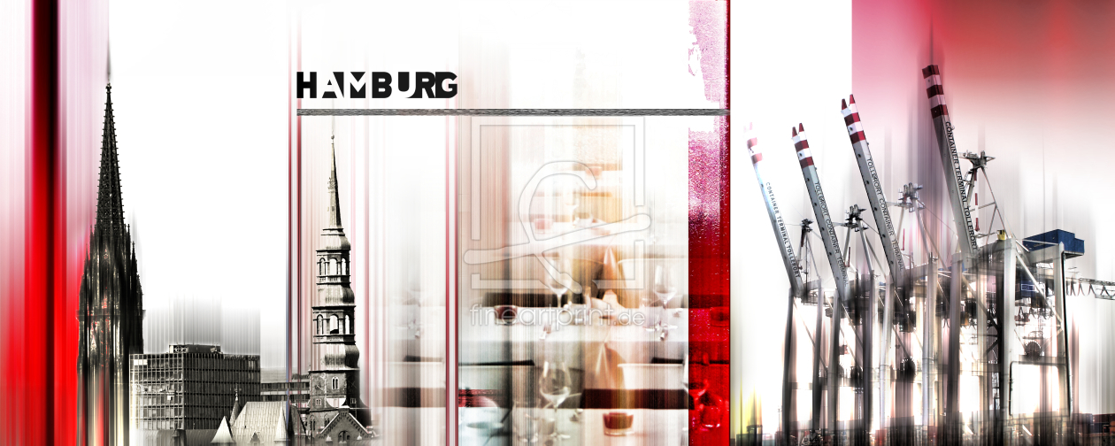 Bild-Nr.: 11338295 Hamburg Stadtansicht Collage HH erstellt von Galerie-Fotoeffekt