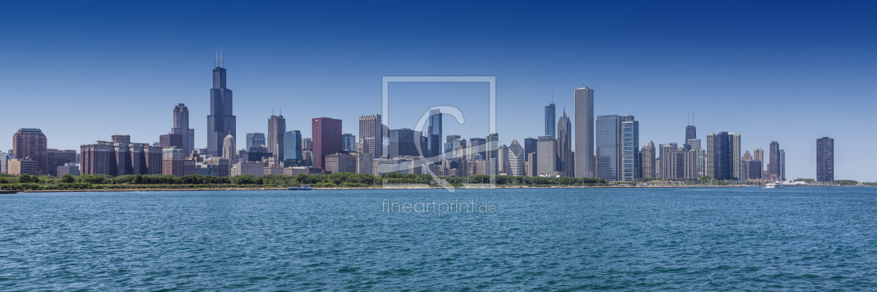 Bild-Nr.: 11339514 CHICAGO Skyline Panorama erstellt von Melanie Viola