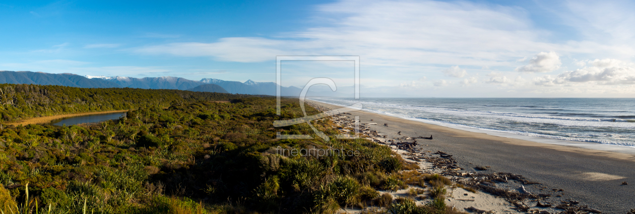 Bild-Nr.: 11342554 Neuseeland - einsamer Strand bei Haast erstellt von mao-in-photo